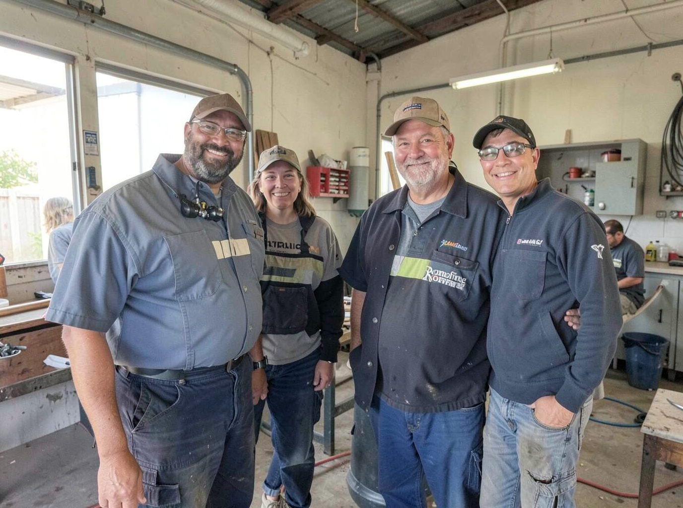 The Roofing Contractor Florida team at work in Panama City