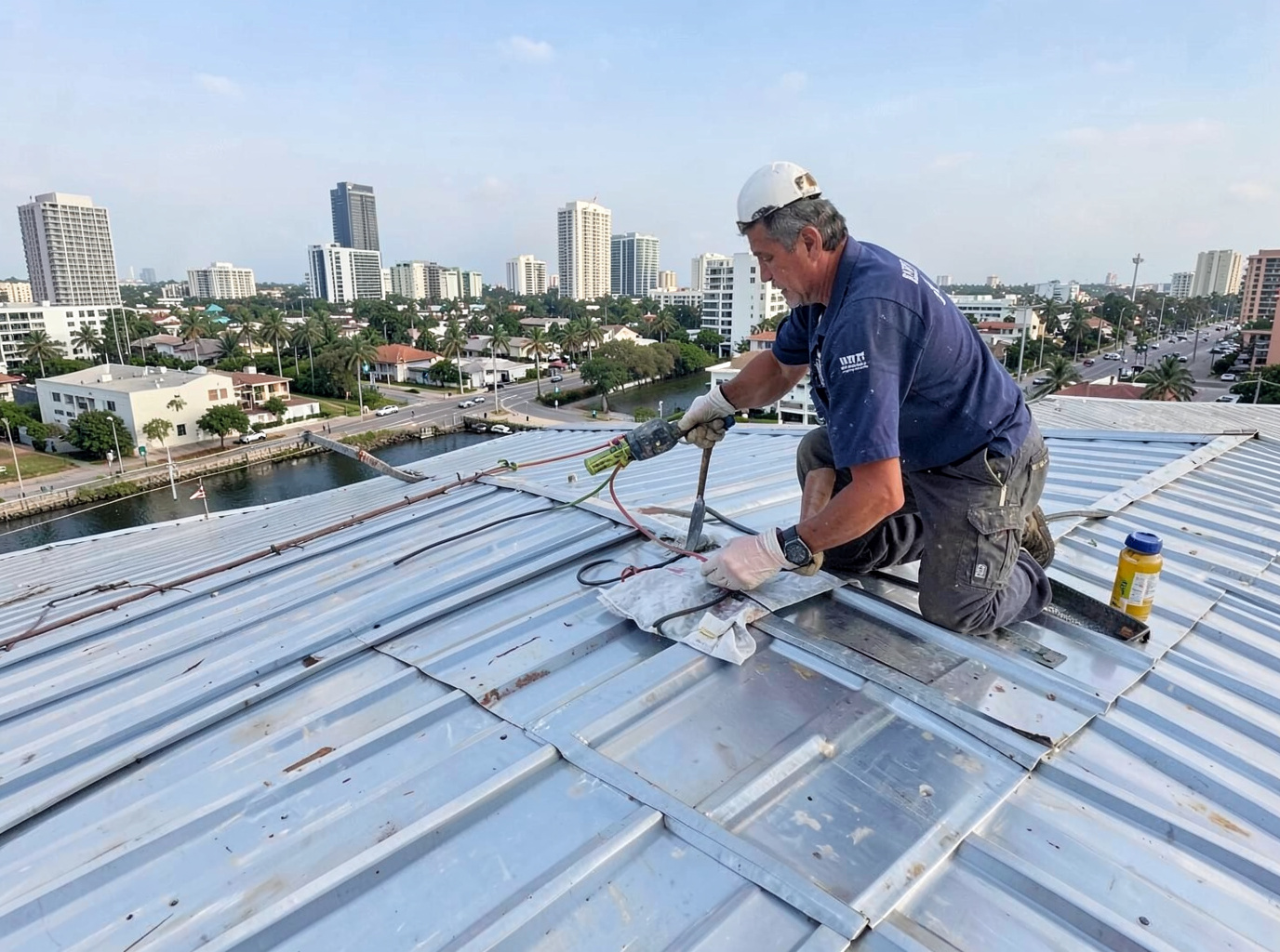 Metal Roof Installation in Panama City
