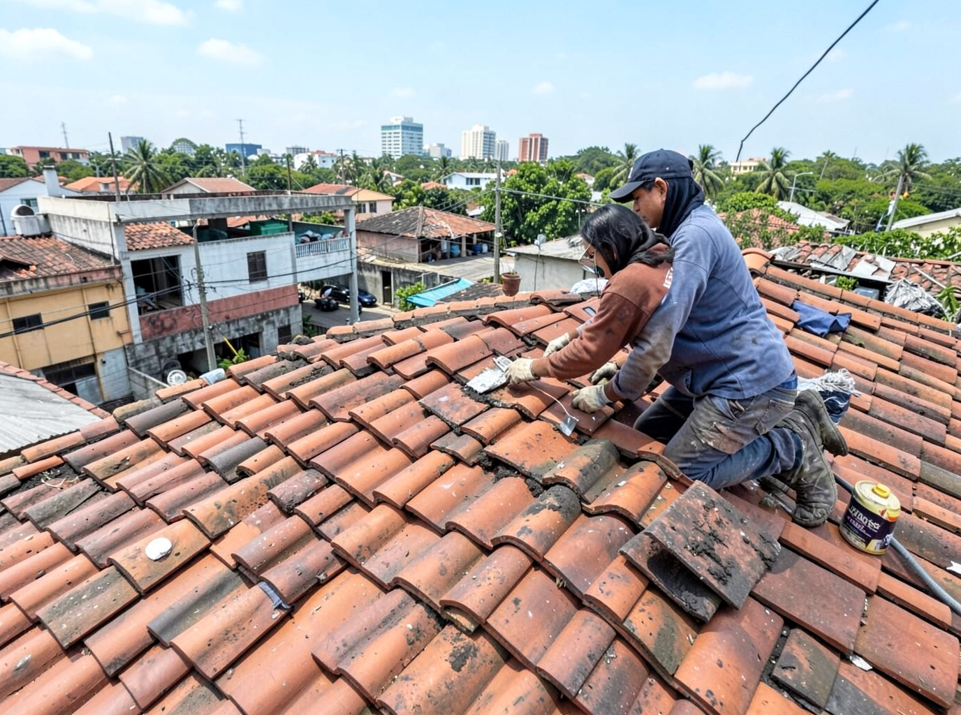 Tile Roof Repair in Panama City